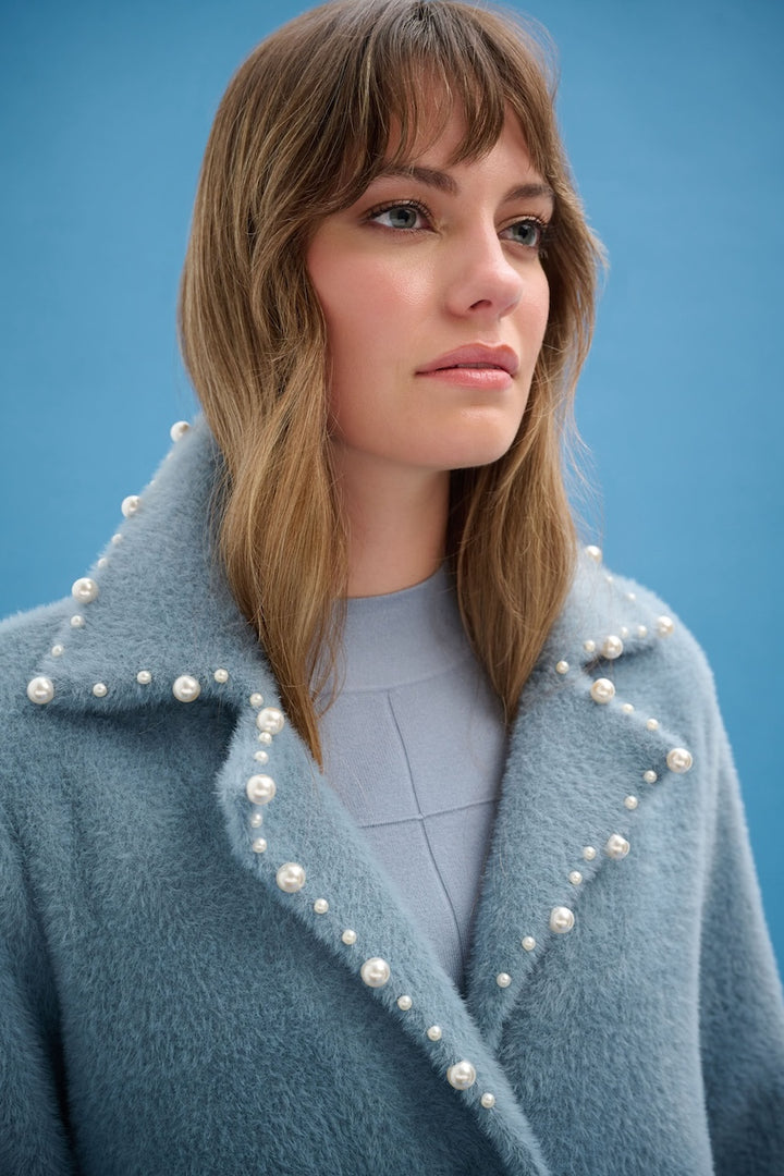 Le manteau en tricot à bordures perlées Joseph Ribkoff | 261997