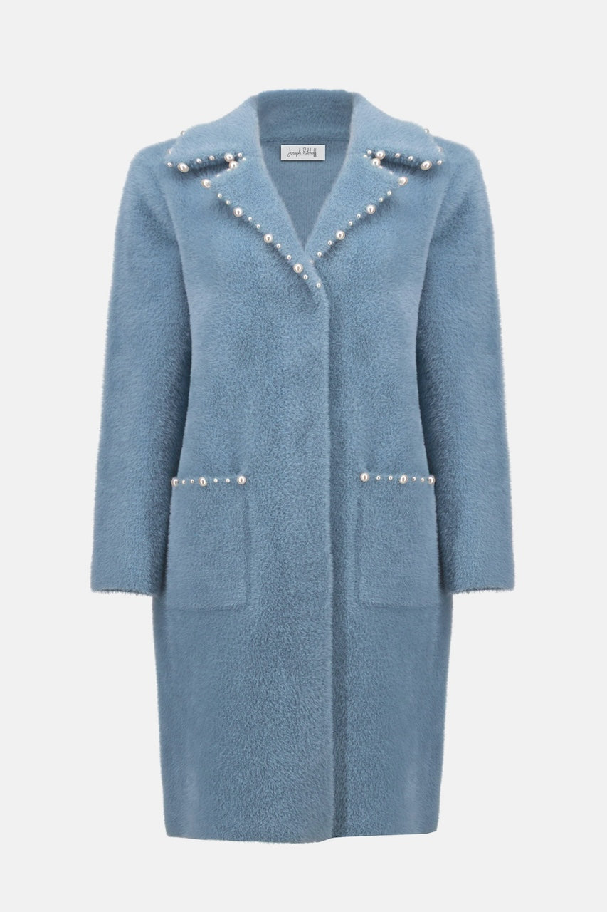Le manteau en tricot à bordures perlées Joseph Ribkoff | 261997