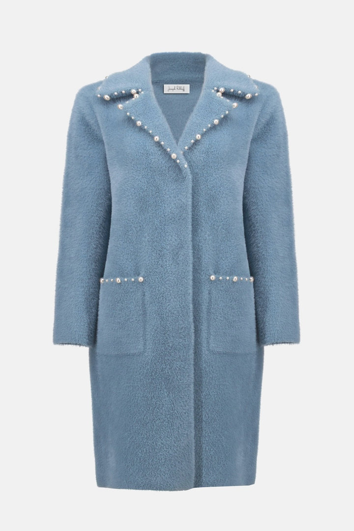 Le manteau en tricot à bordures perlées Joseph Ribkoff | 261997