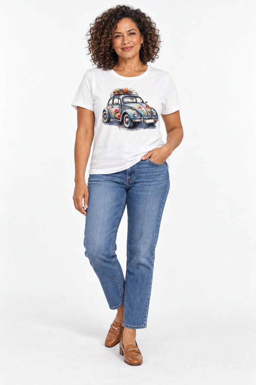 Le t-shirt à imprimé vintage Orly | 262141