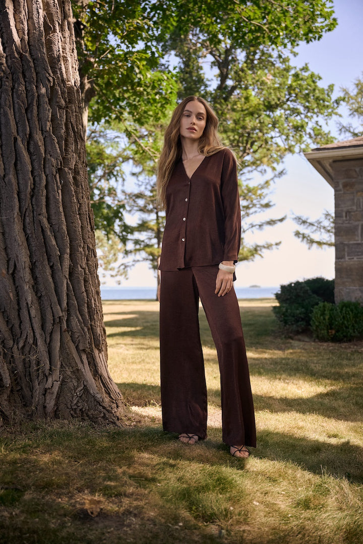 Le pantalon en satin froissé Joseph Ribkoff | 262152