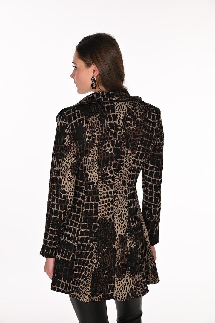 La veste en tricot à imprimé animalier Frank Lyman | 263213