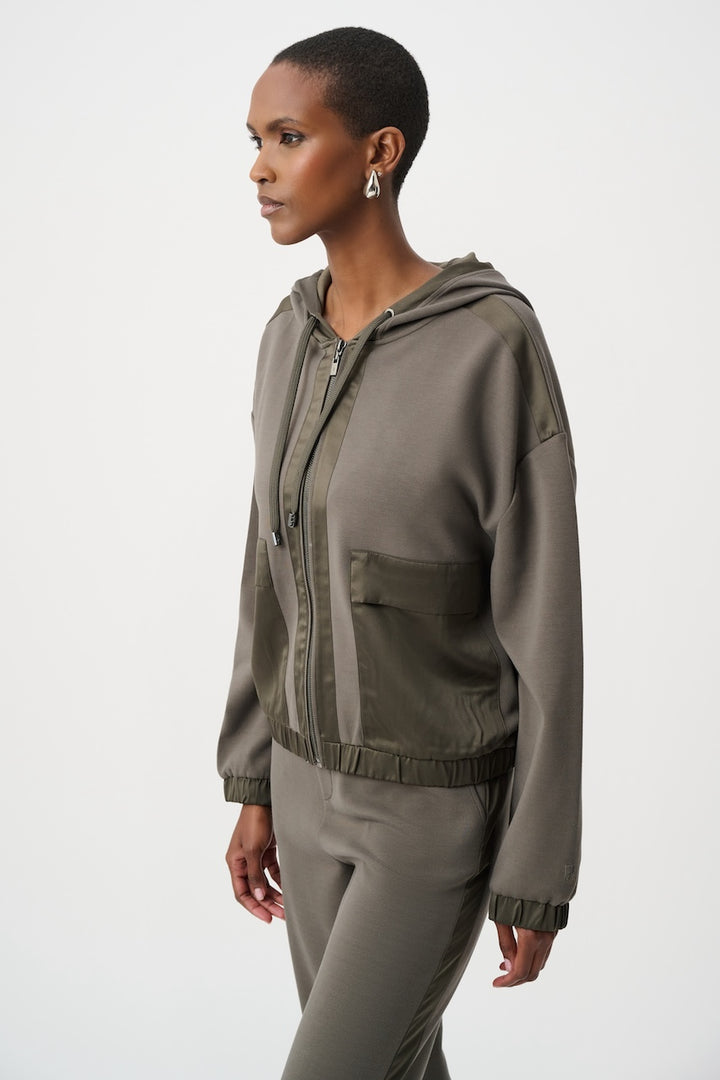 Le blouson à capuchon en jersey scuba Joseph Ribkoff | 263624