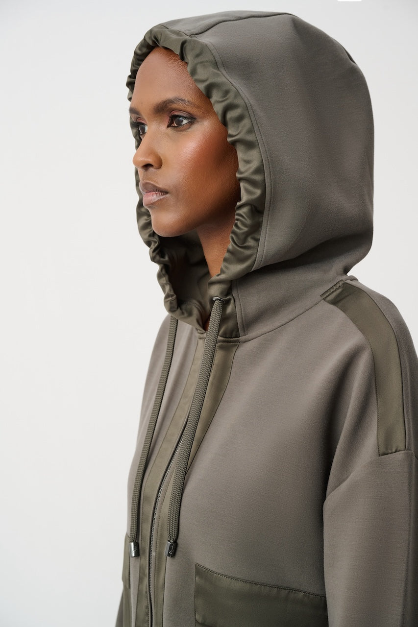 Le blouson à capuchon en jersey scuba Joseph Ribkoff | 263624