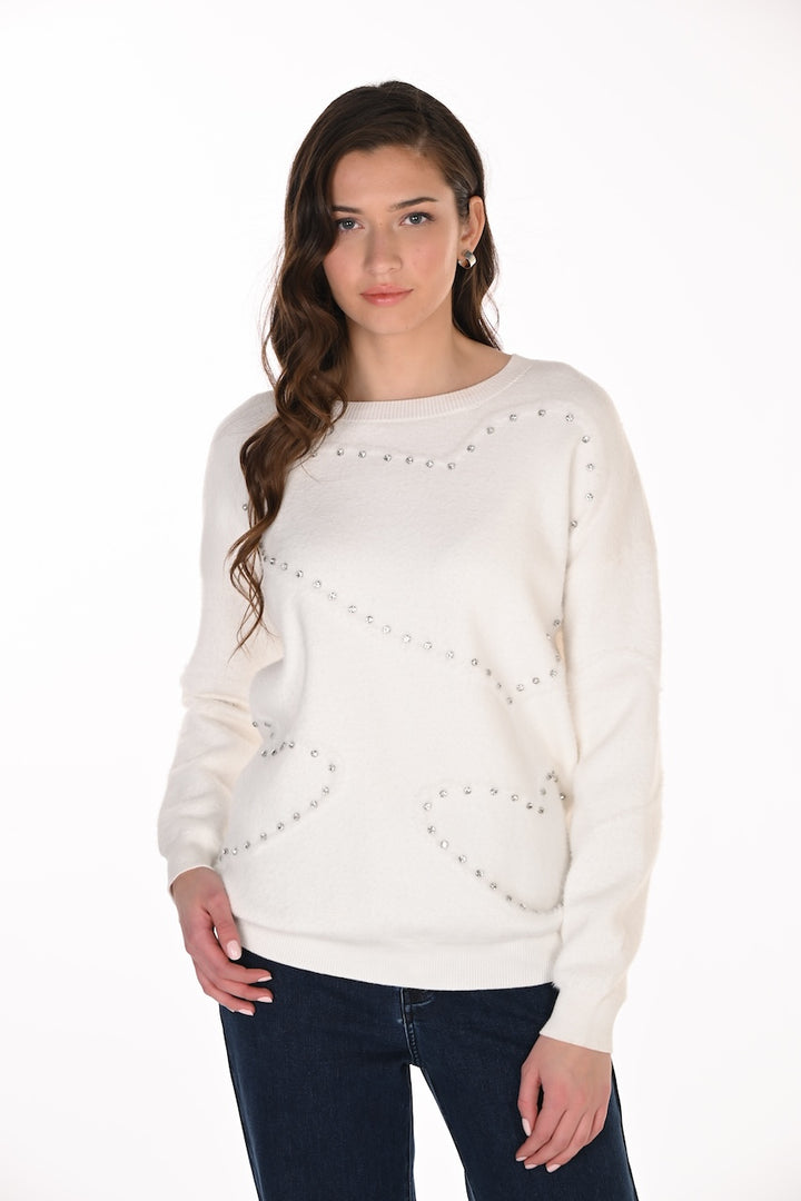 Le pull à cristaux Frank Lyman | 263755