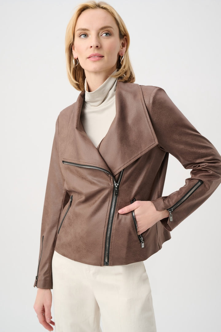 Le blouson ajusté en tricot métallisé Joseph Ribkoff | 263908