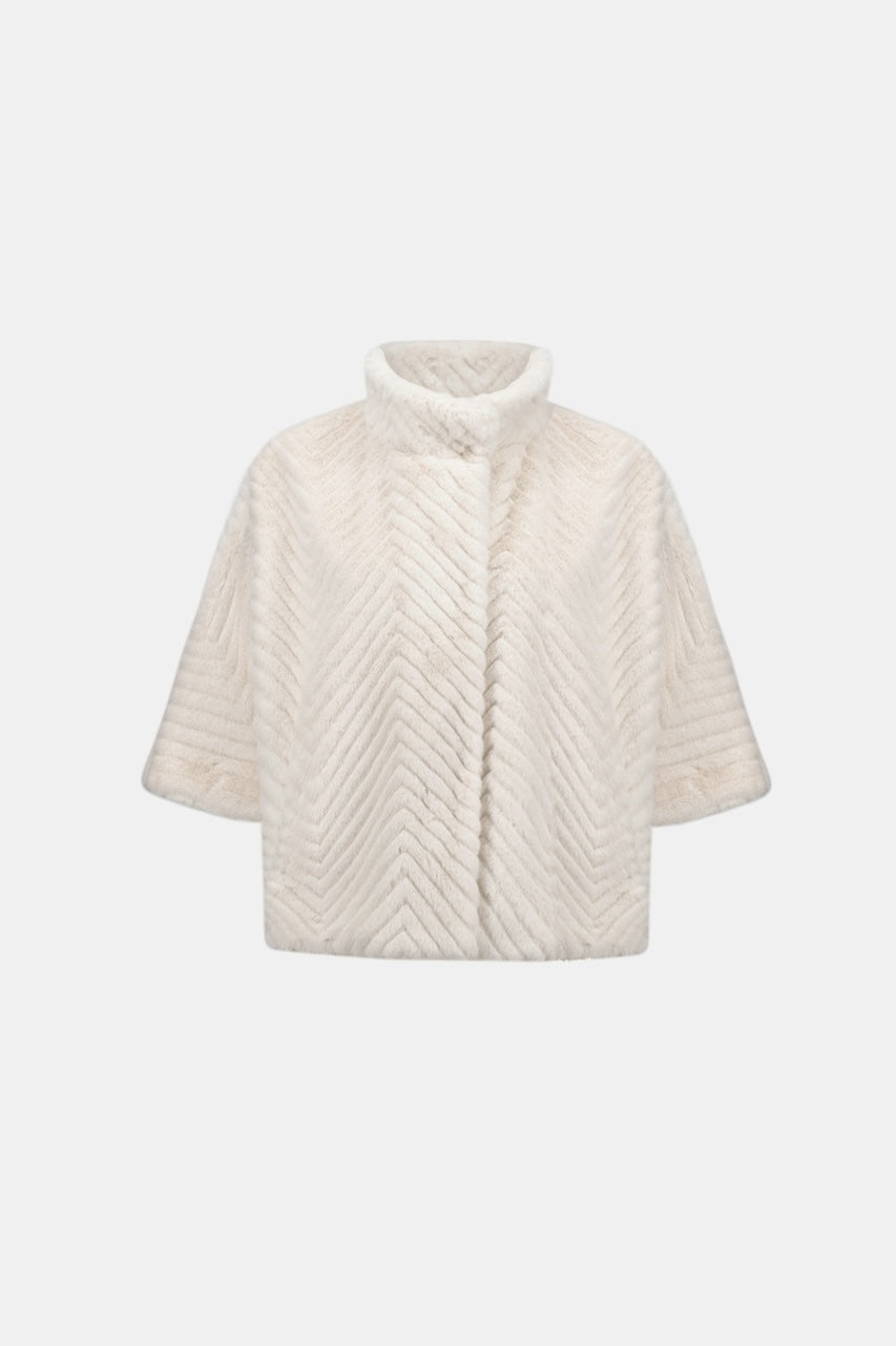 Le blouson style cape en fausse fourrure Joseph Ribkoff | 263917