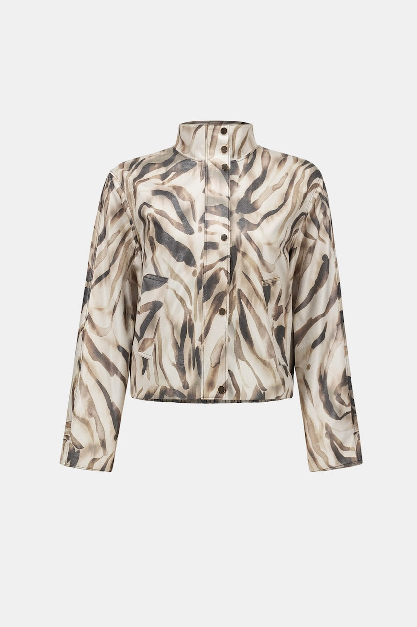 Le blouson en faux suède imprimé animal métallisé Joseph Ribkoff | 263944