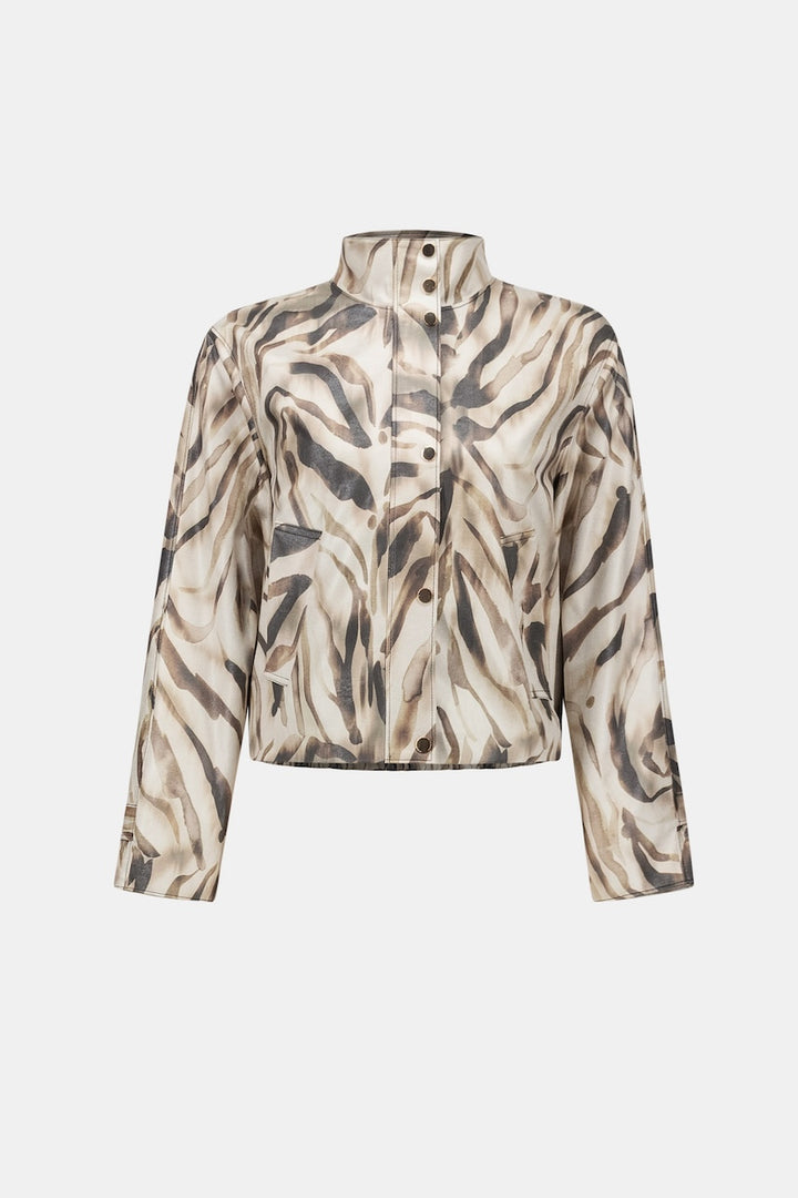 Le blouson en faux suède imprimé animal métallisé Joseph Ribkoff | 263944
