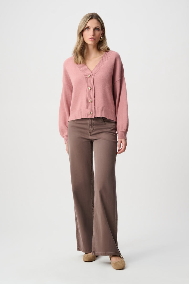 Le cardigan en tricot brossé à encolure en V Joseph Ribkoff | 263952