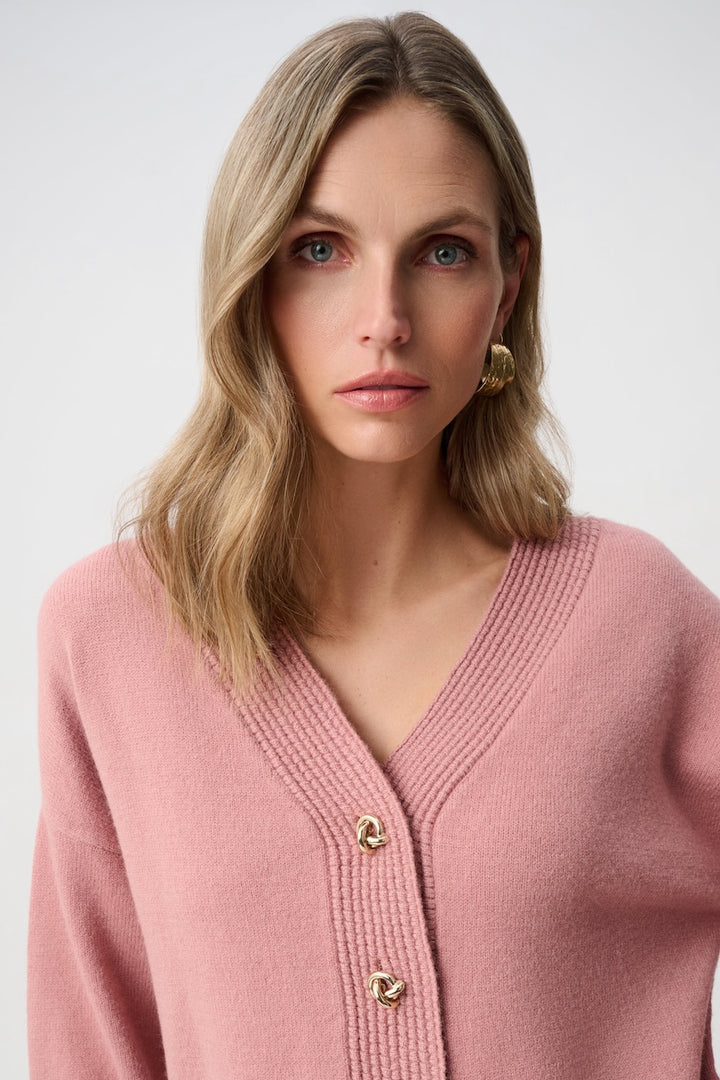 Le cardigan en tricot brossé à encolure en V Joseph Ribkoff | 263952