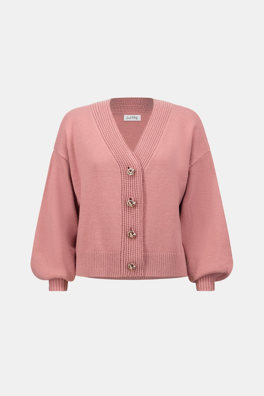 Le cardigan en tricot brossé à encolure en V Joseph Ribkoff | 263952