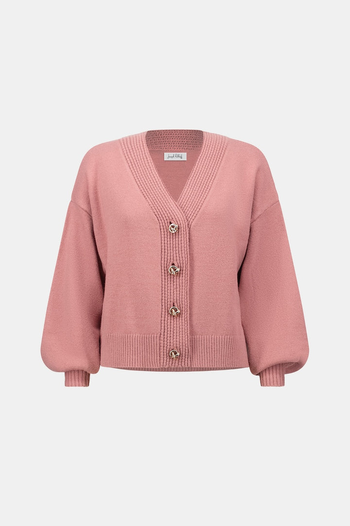 Le cardigan en tricot brossé à encolure en V Joseph Ribkoff | 263952