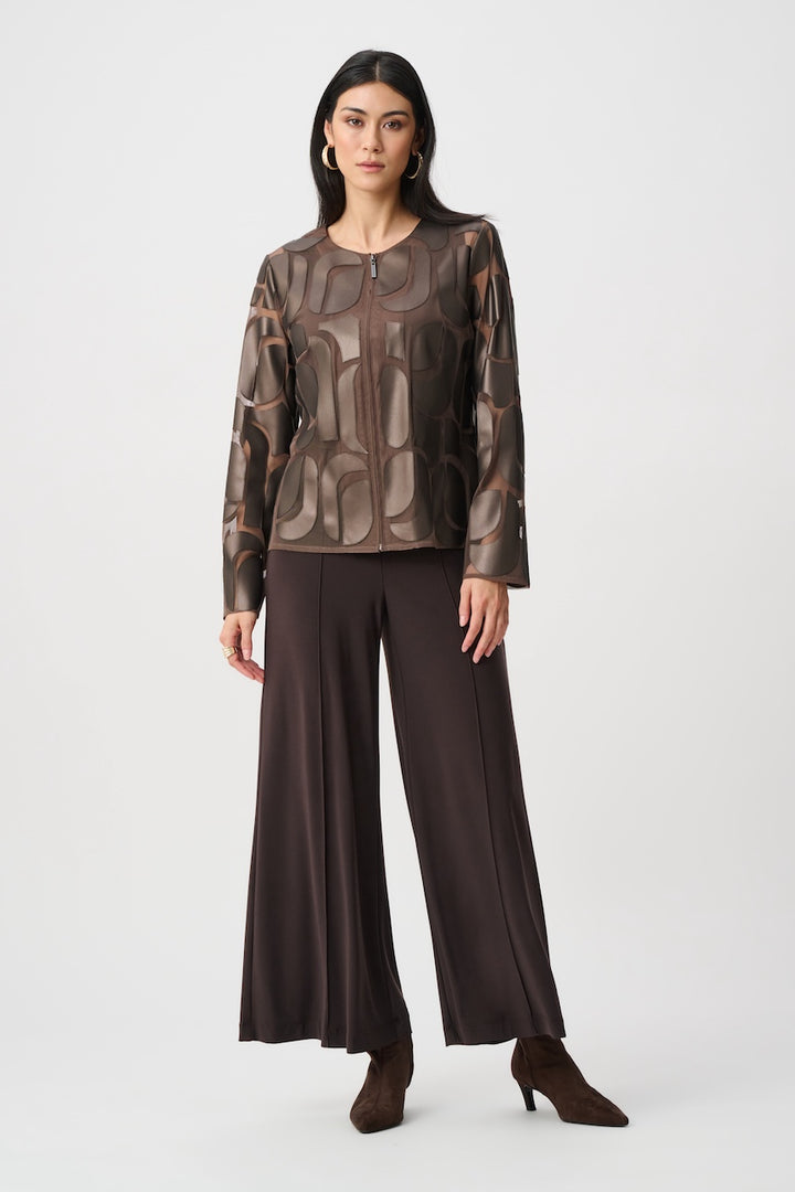 Le blouson broderie en cuirette Joseph Ribkoff | 263964