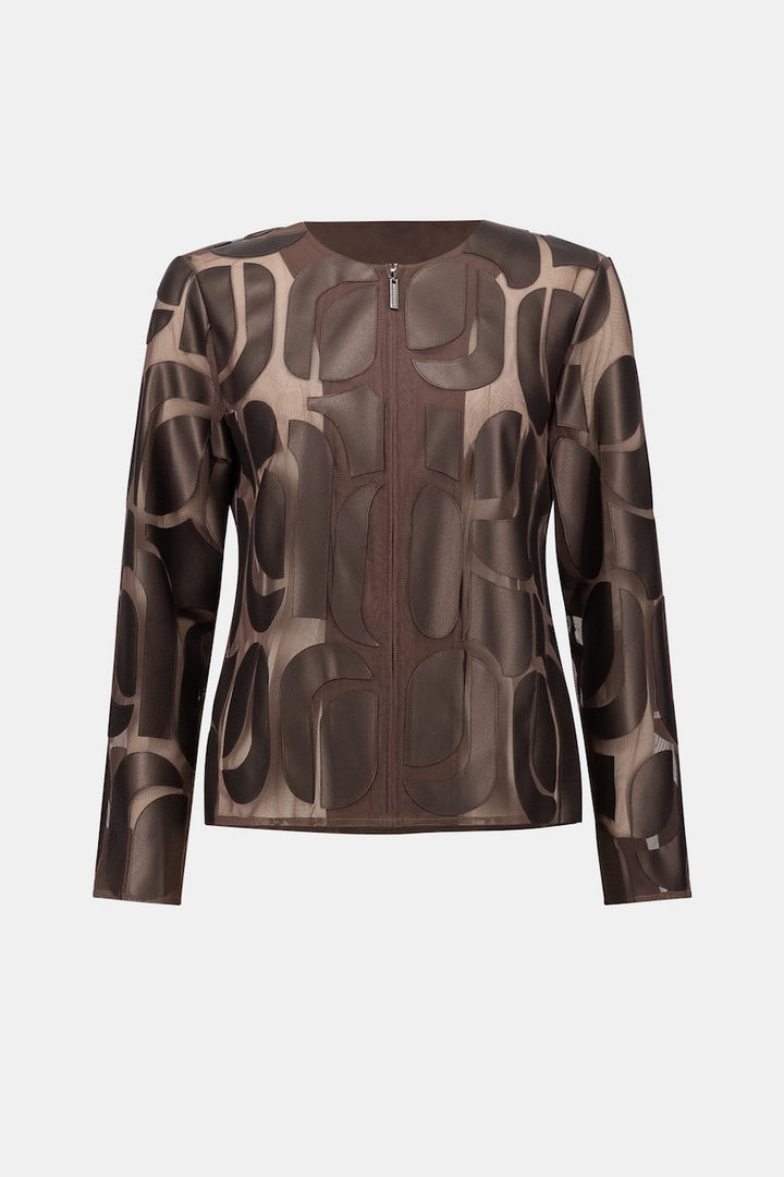 Le blouson broderie en cuirette Joseph Ribkoff | 263964
