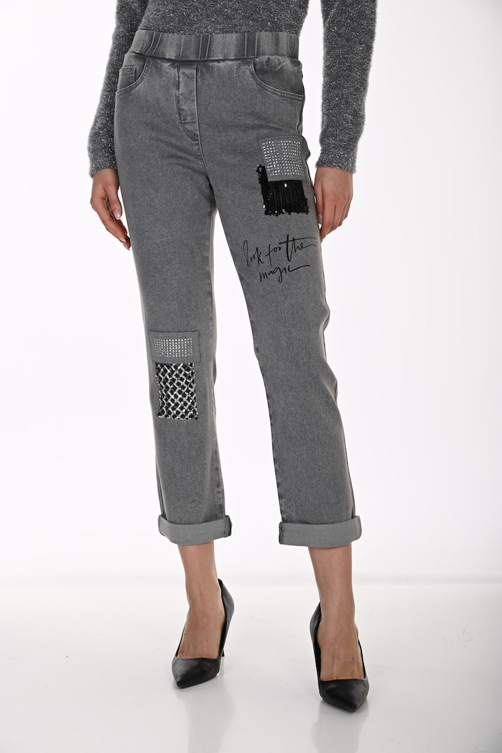 Le jean gris extensible Frank Lyman | 264819