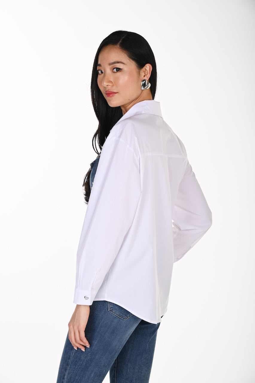 La blouse à cœur en denim Frank Lyman | 264854