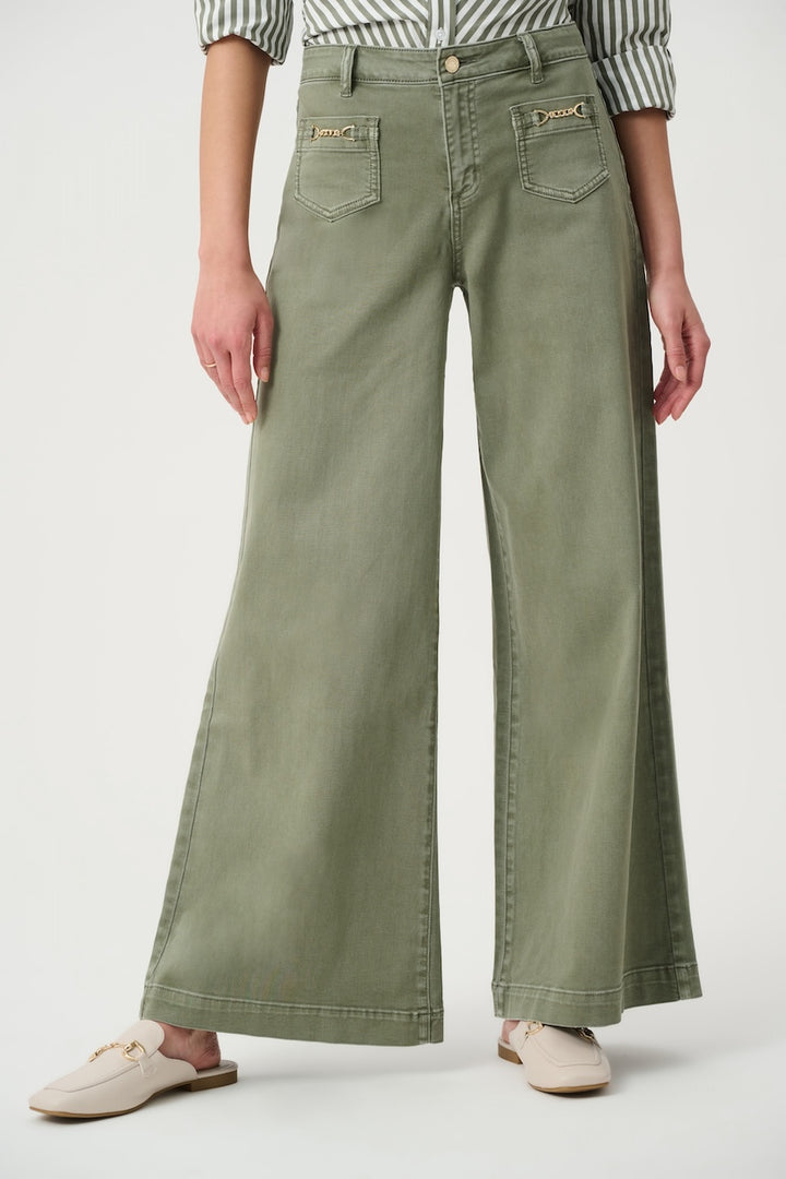 Le jean palazzo en denim Featherweave Joseph Ribkoff | 264912S27