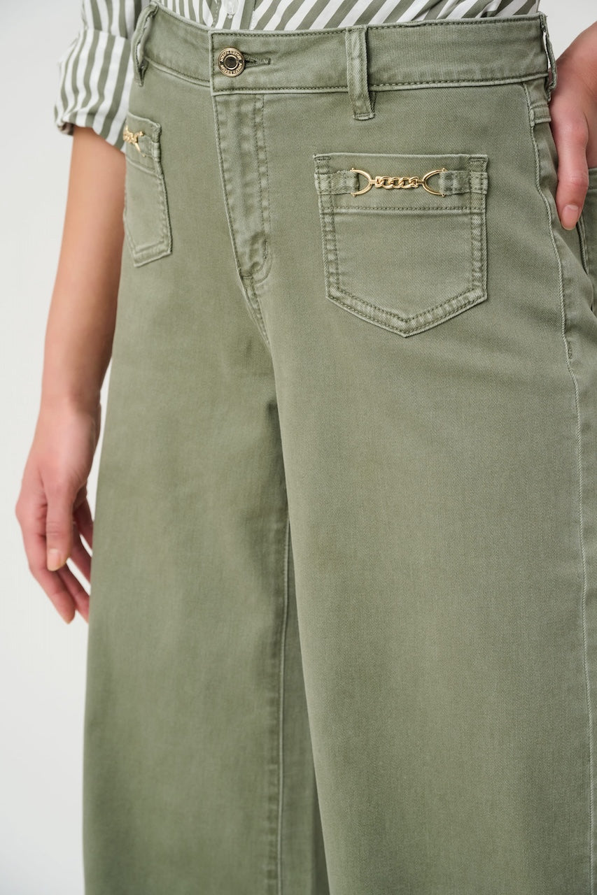 Le jean palazzo en denim Featherweave Joseph Ribkoff | 264912S27