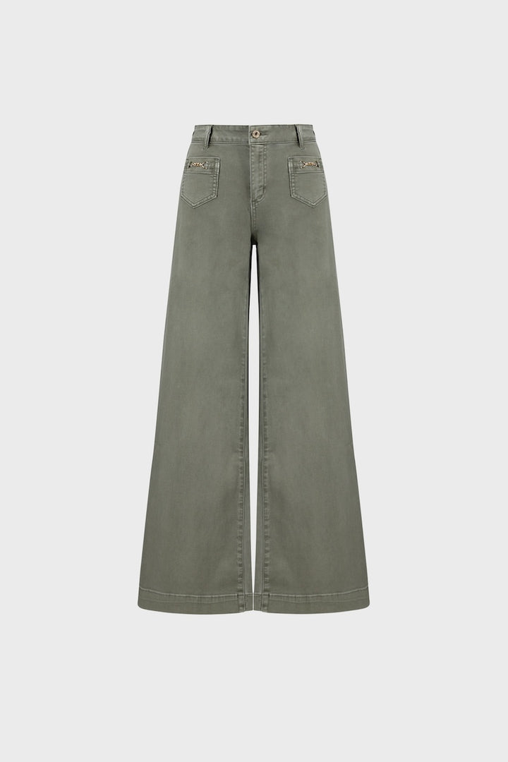 Le jean palazzo en denim Featherweave Joseph Ribkoff | 264912S27