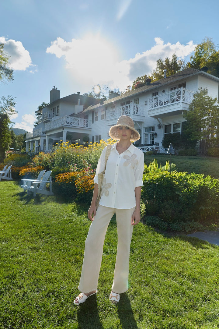 Le chemisier broderie floral Frank Lyman | 266517