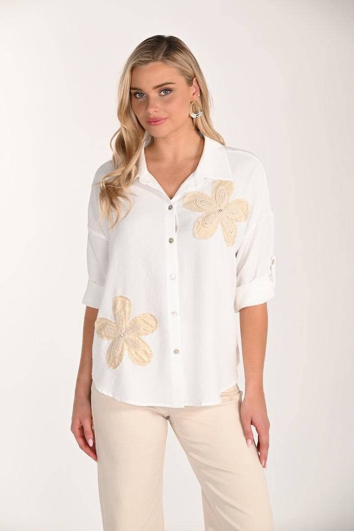 Le chemisier broderie floral Frank Lyman | 266517