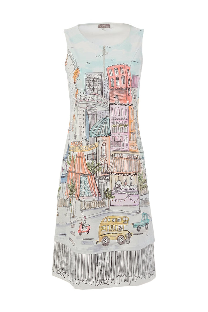 La robe imprimé urbain Dolcezza | 26765