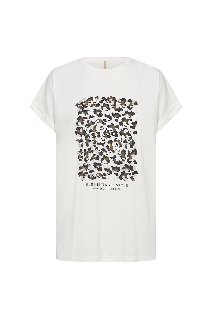 Le t-shirt imprimé Soya Concept | 27132
