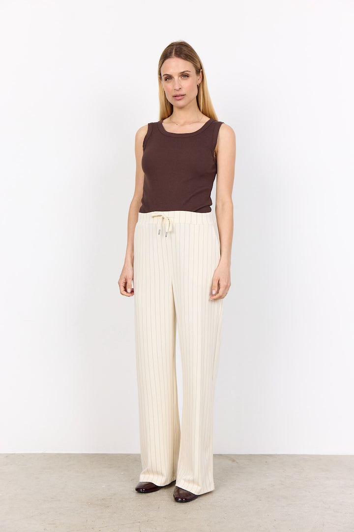 Le pantalon à rayure Soya Concept | 27189