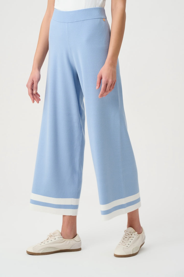 Le pantalon culotte en tricot à ourlet rayé Joseph Ribkoff | 271959