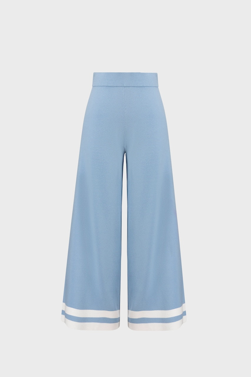 Le pantalon culotte en tricot à ourlet rayé Joseph Ribkoff | 271959
