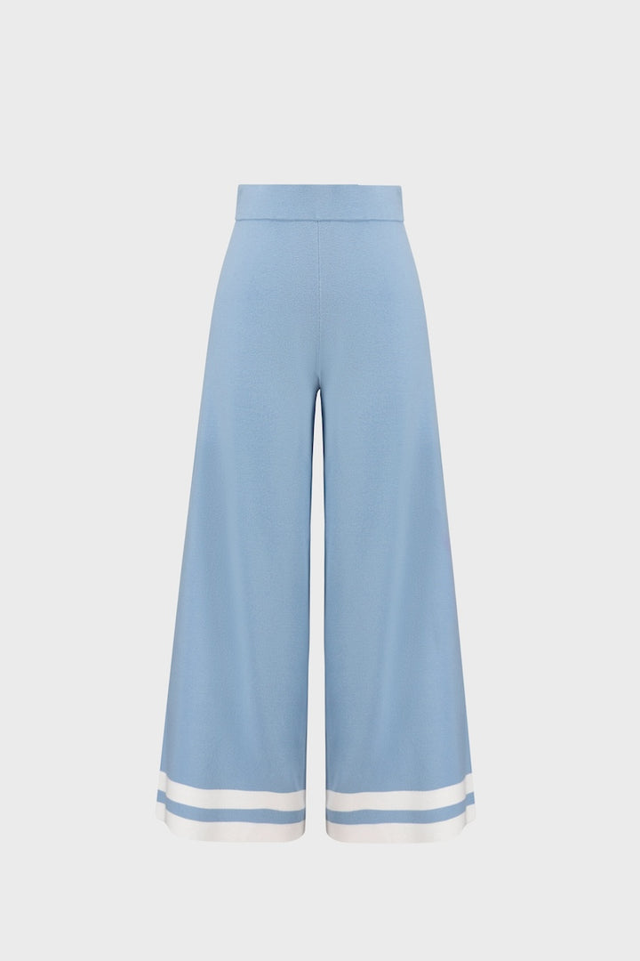Le pantalon culotte en tricot à ourlet rayé Joseph Ribkoff | 271959