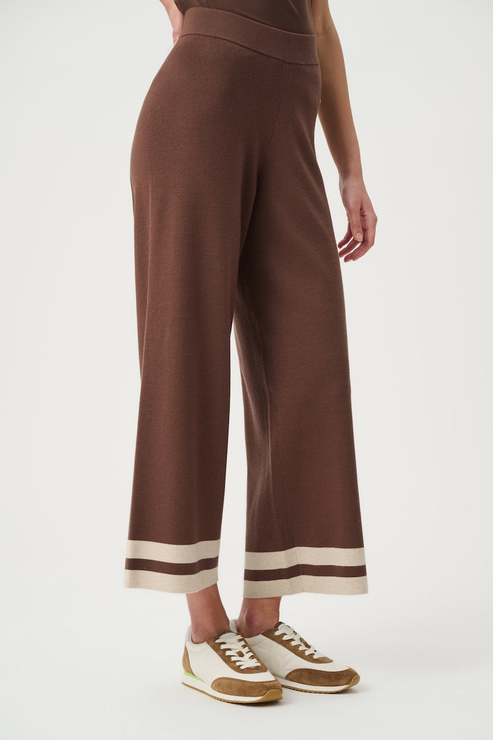 Le pantalon culotte en tricot à ourlet rayé Joseph Ribkoff | 271959