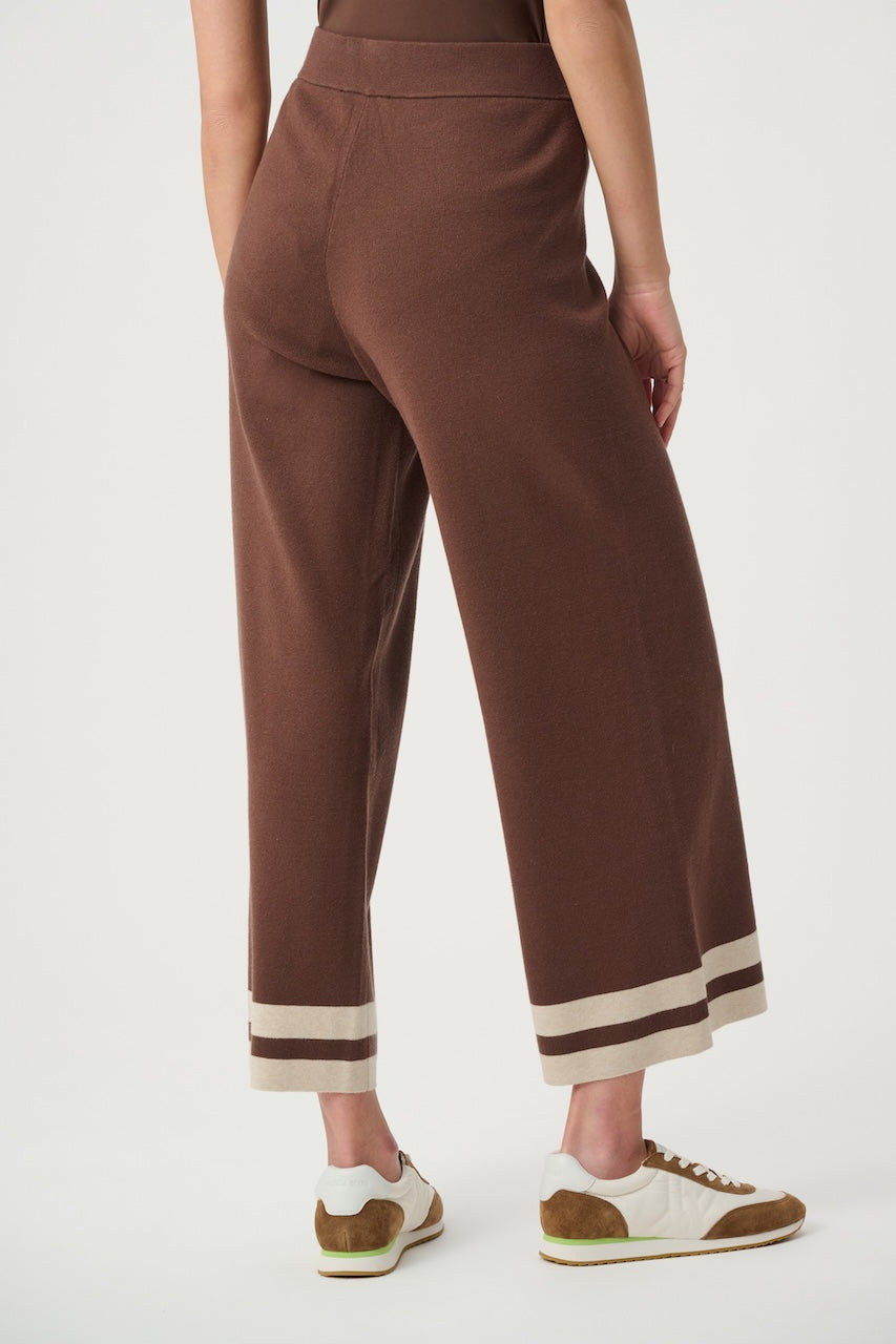 Le pantalon culotte en tricot à ourlet rayé Joseph Ribkoff | 271959
