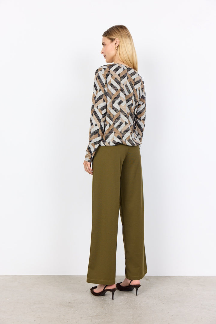 Le haut imprimé géométrique Soya Concept | 27204