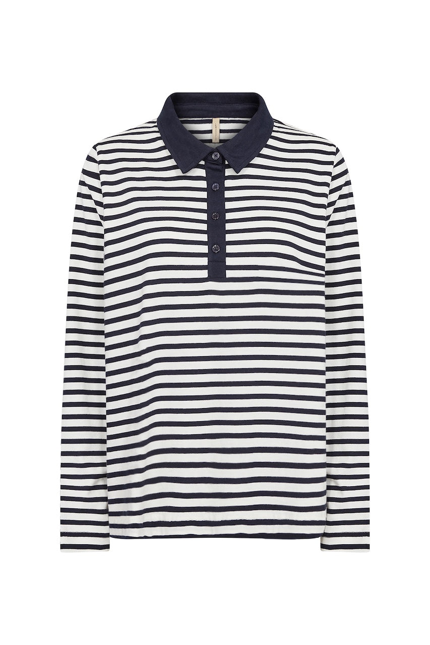 Le polo motif rayé Soya Concept | 27443