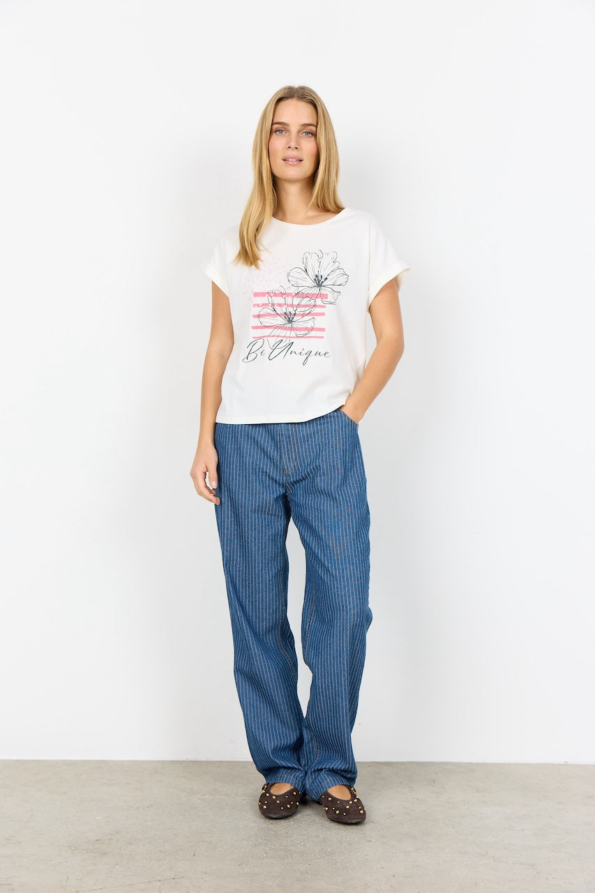 Le t-shirt imprimé floral Soya Concept | 27510