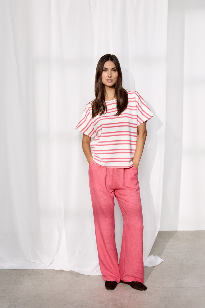 Le t-shirt motif à rayures Soya Concept | 27524