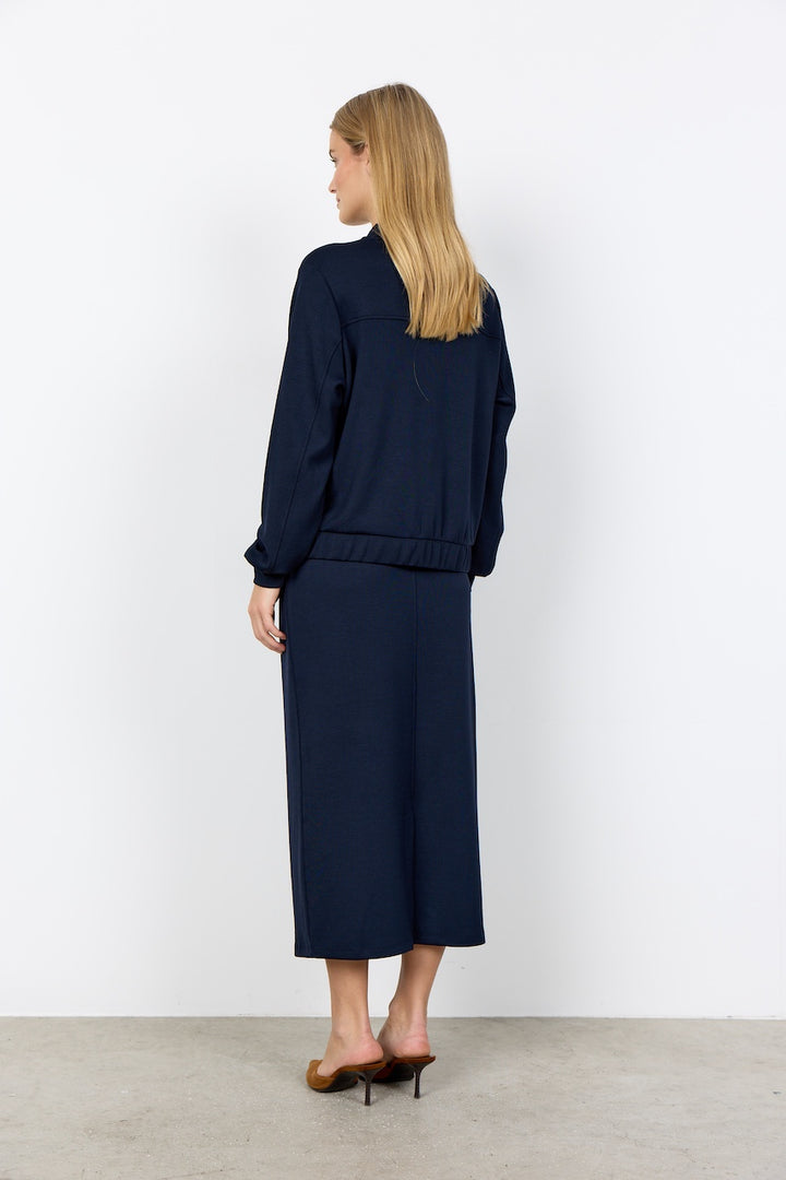 Le cardigan à fermeture éclair Soya Concept | 27536