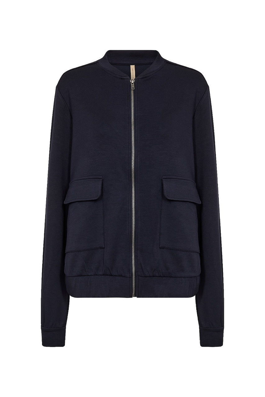 Le cardigan à fermeture éclair Soya Concept | 27536