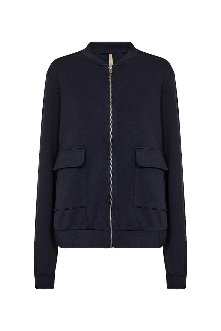 Le cardigan à fermeture éclair Soya Concept | 27536