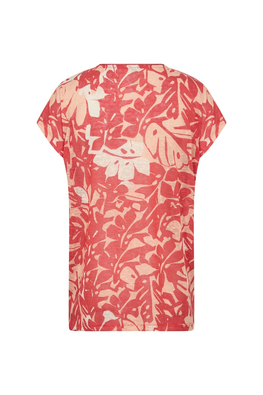 Le t-shirt imprimé feuillage Soya Concept | 27584