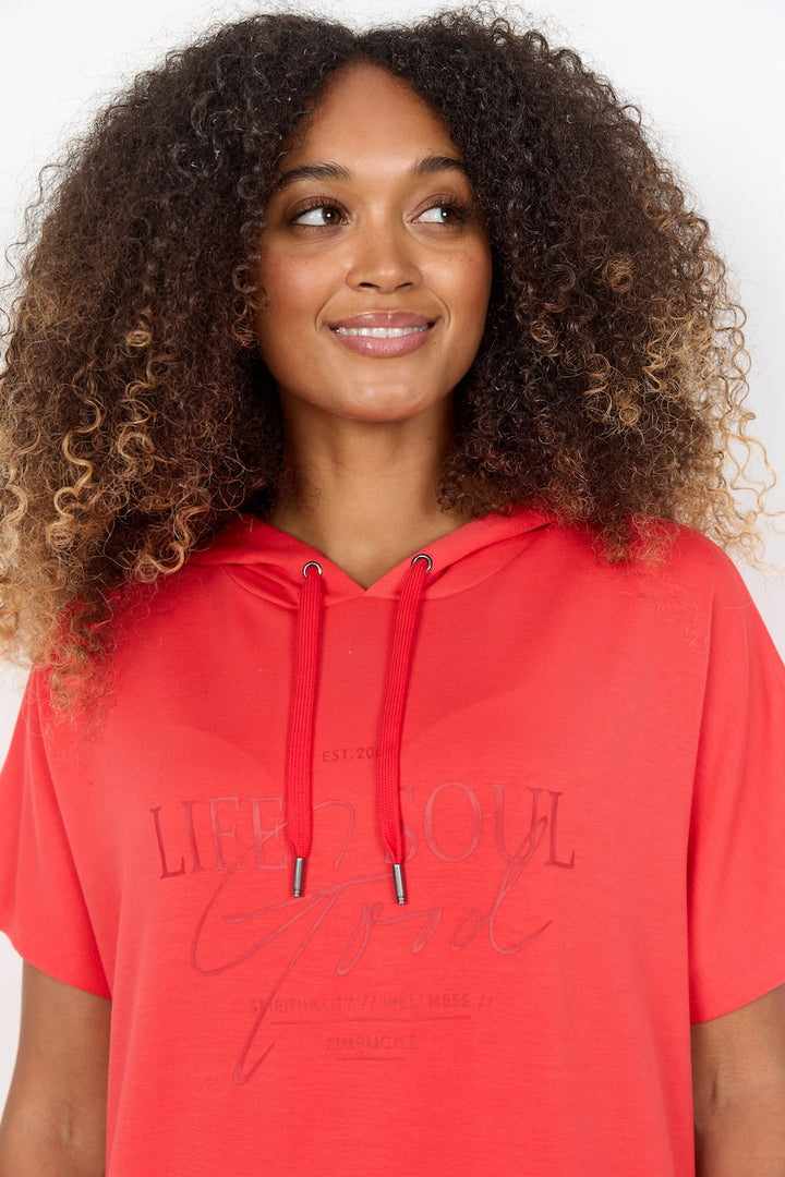 La robe décontractée à capuchon Soya Concept | 27586
