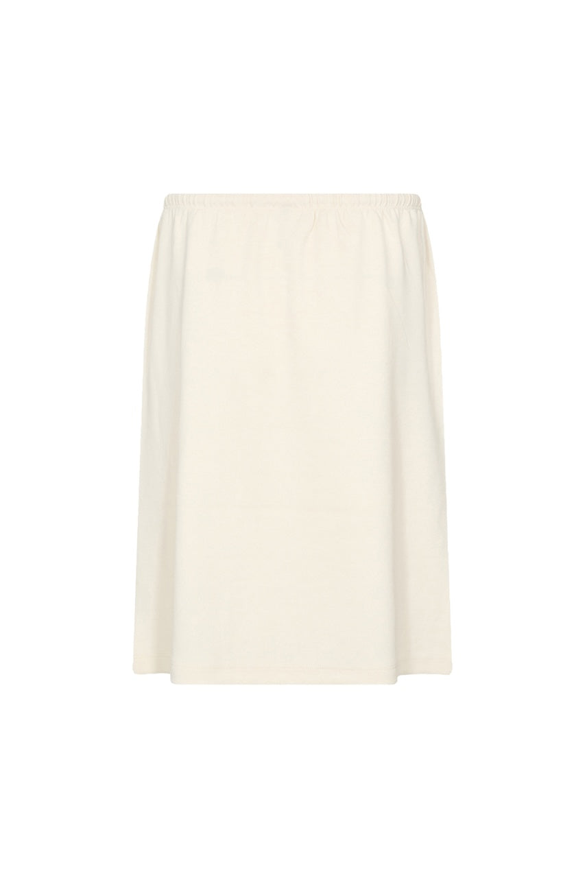 La jupe minimaliste à taille élastique Soya Concept 27587 – Crème – vue 2