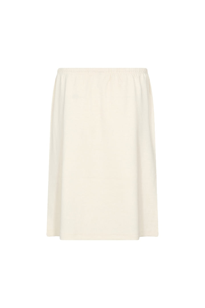 La jupe minimaliste à taille élastique Soya Concept 27587 – Crème – vue 2