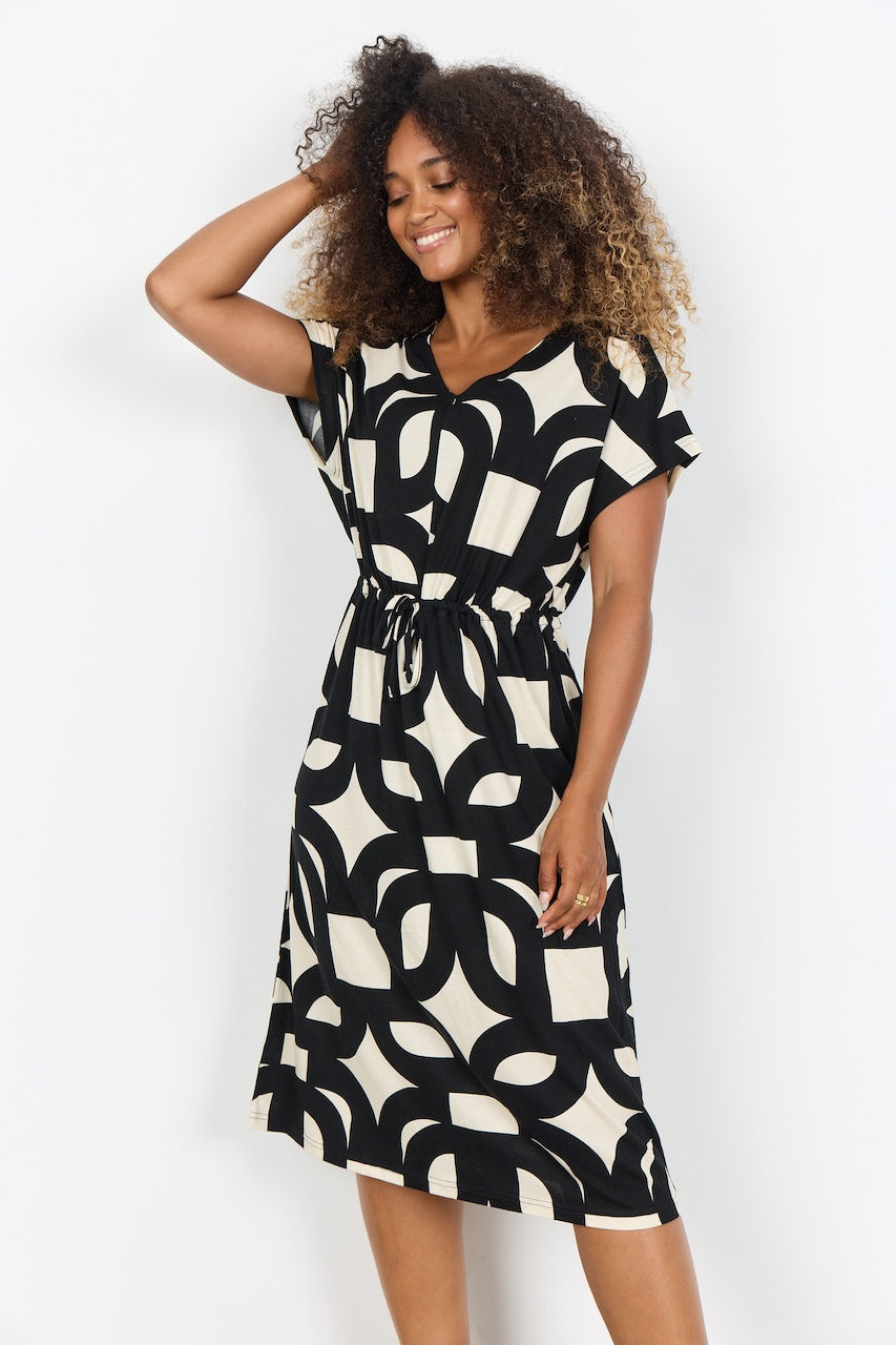 La robe imprimée géométrique Soya Concept | 27605