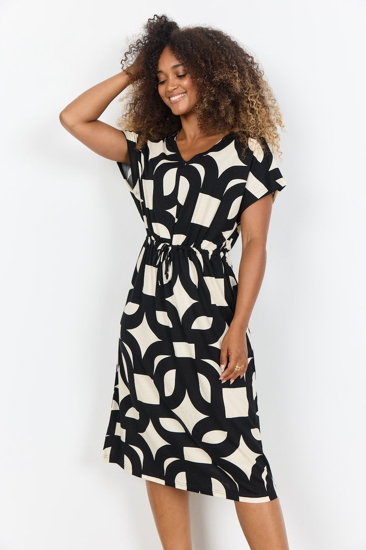 La robe imprimée géométrique Soya Concept | 27605