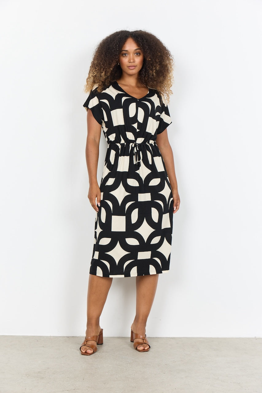 La robe imprimée géométrique Soya Concept | 27605