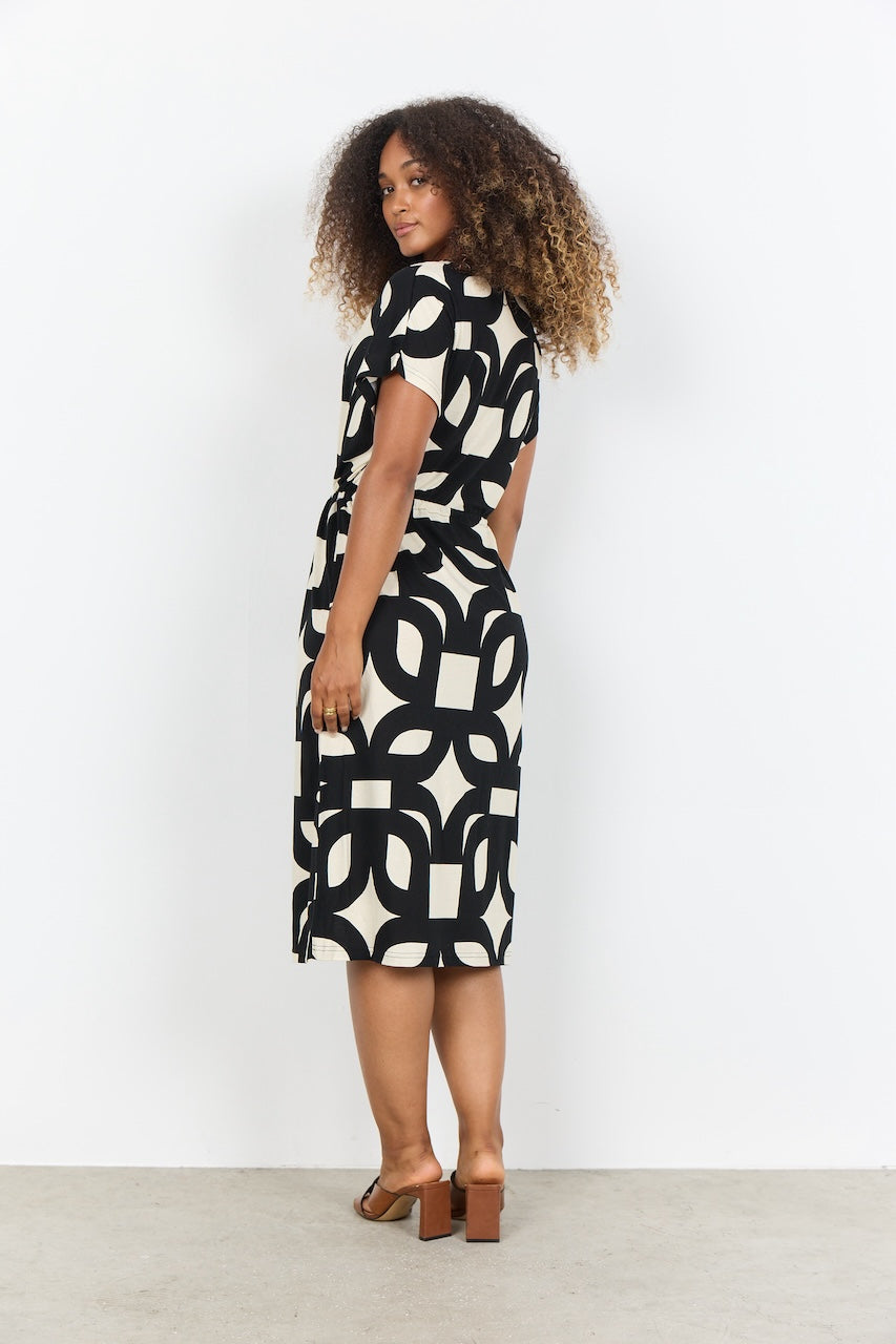 La robe imprimée géométrique Soya Concept | 27605