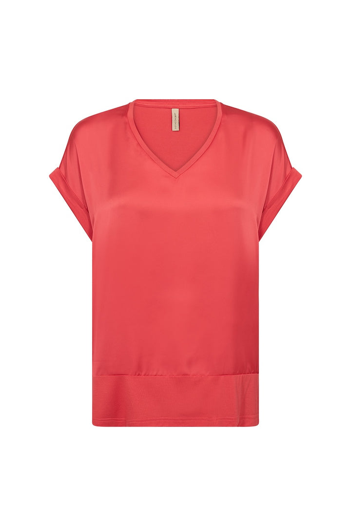 Le t-shirt à col en V Soya Concept | 27629